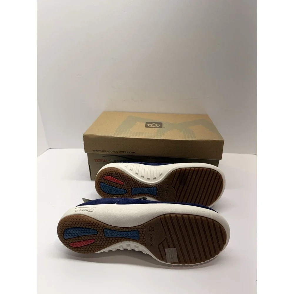 Spenco Total Support Siesta Convertible Blue Suede Slip-On Women's US 5.5 NWT - Picture 4 of 7